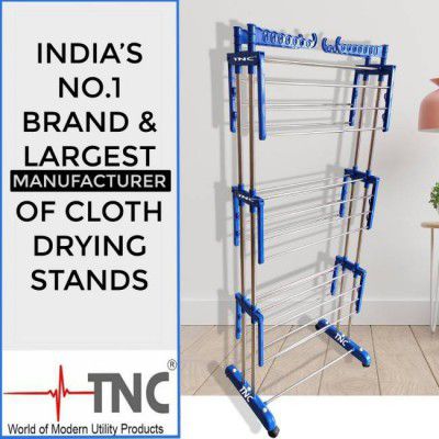 TNC Steel Floor Cloth Dryer Stand (3 Tier)
