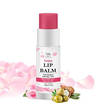 TNW-The Natural Wash Rose Multipurpose Tinted Lip Balm for Dry & Chapped Lips- Pink, 6g 