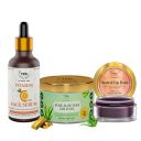 TNW-THE NATURAL WASH Vitamin C Face Serum/Skin Brightening Serum + Pure Aloe Vera Multipurpose Beauty Gel + Beetroot Lip Balm For Dry Damaged and Chapped Lips (Combo of 3 items)...