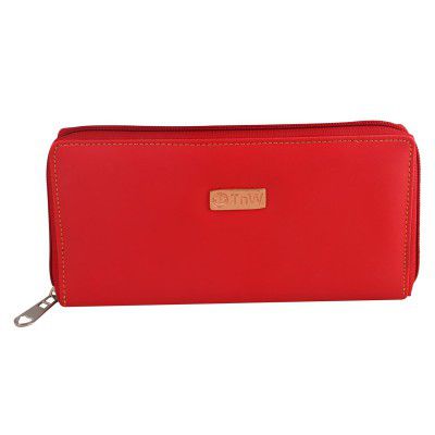 TnW Women Girls Wallet (Red)