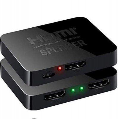 Tobo 4K 2K HDMI Splitter 1 x 2, 1 Input 2 Output HDMI Amplifier Switcher Box Hub Support 4KX2K 3D 2160p 1080p with USB Power Cable - TD-442H