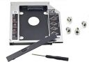 Tobo Universal 9.5mm SATA to SATA 2nd SSD HDD Hard Drive Caddy Adapter Tray Enclosures Compatible with Laptop (for SSD and HDD) (SATA-9.5mm)...