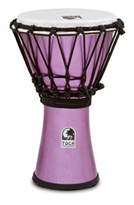 Toca, Free Style, Colorsound Djembe, TFCDJ-7MG, 7" -Metallic Green