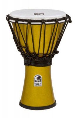 Toca, Freestyle, Colorsound Djembe, TFCDJ-7MY, 7- Metallic Yellow