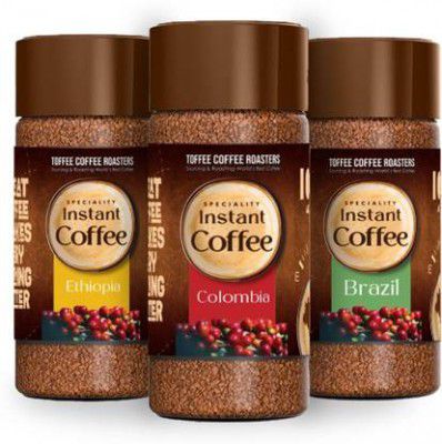Toffee Coffee Roasters Assorted Speciality (3 x 50 g, Nut, Chocolate Flavoured)