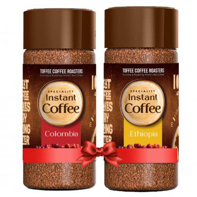Toffee Coffee Roasters Instant Coffee 100 Gm Each - Pack Of 2