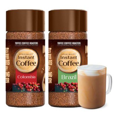 Toffee Coffee Roasters Instant Coffee 50 gm Each - Pack of 2