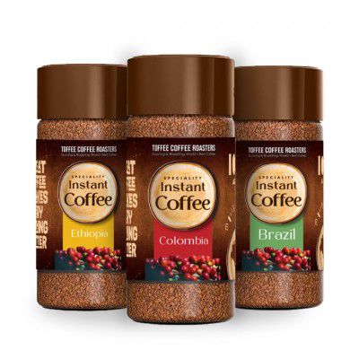 Toffee Coffee Roasters Instant Coffee 50 gm Each - Pack of 3