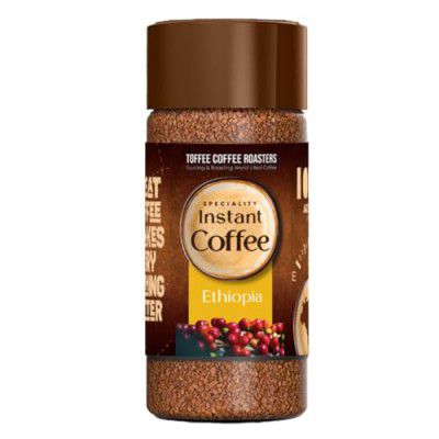 Toffee Coffee Roasters Instant Coffee 50 gm, Ethiopia Instant Coffee | As Seen On Shark Tank