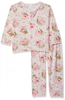 TOFFYHOUSE Unisex-Child Sleepsuit Pajama Set