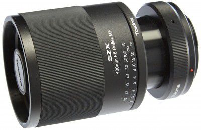 Tokina SZX Super Tele 400mm F/8 Reflex MF Lens Canon RF Full Frame DSLR Camera
