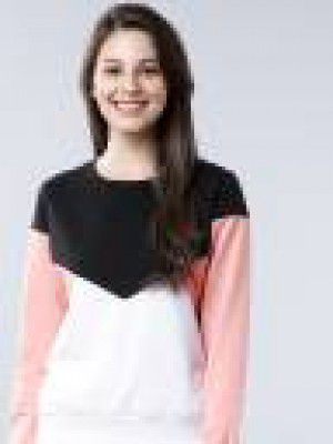 Tokyo Talkies Women Full Sleeve Solid Sweatshirt