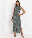 Tokyo Talkies Women Maxi Green Dress...