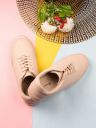 Tokyo Talkies Women Pink Perforations Brogues...