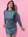 Tokyo Talkies Women Tranquil Teal Solid Dress...