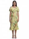 Tokyo Talkies Women's Elegant Floral A-Line Midi Dress...