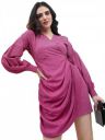 Tokyo Talkies Women's Long Sleeves V-Neck Printed Dresses | Stylish Dresses | Casual Dresses...