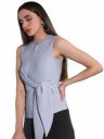 Tokyo Talkies Women's Sleeveless Round Neck Solid Tops| Stylish Casual wear...