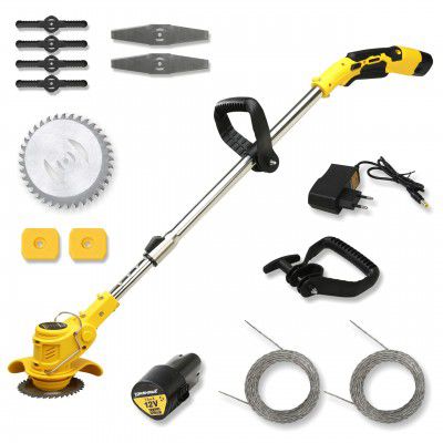 Tomahawk TCBC-12 12V Cordless Brush Cutter, Brushless Motor