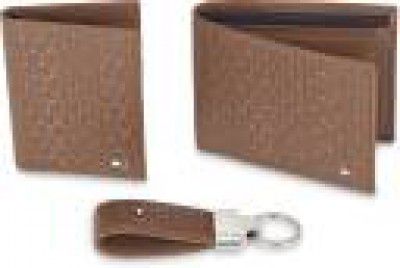 TOMMY HILFIGER Card Holder & Wallet Combo (Brown)