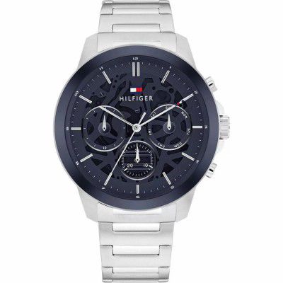 Tommy Hilfiger Henry with Qtz Multifunction Blue Dial Silver Strap Watch for Men - TH1710684W