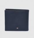 TOMMY HILFIGER  Men Blue Genuine Leather Wallet - Mini  (10 Card Slots)...