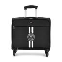 Tommy Hilfiger Planetary Plus 45cm Polyester Overnighter Unisex Trolley Bag -Dark Black...