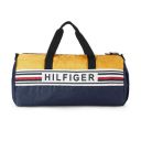 Tommy Hilfiger Polyester 53 cms Navy + Yellow Gym Shoulder Bag (TH/KENDALL0814)...