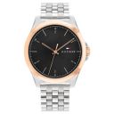 Tommy Hilfiger Quartz Multifunction Black Dial Stainless Steel Strap Casual Watch for Men_TH1710545W...