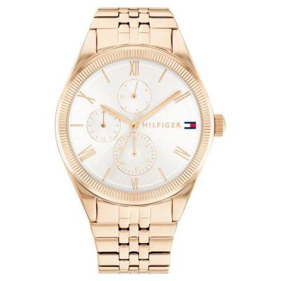 Tommy Hilfiger Quartz Multifunction Silver Dial Stainless Steel Strap Watch for Women_TH1782593