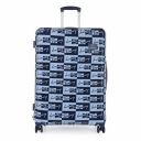 Tommy Hilfiger Spring Field Unisex ABS with PC Film Hard Luggage - Black+Grey Small Size...