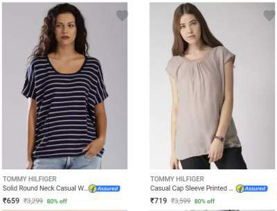 TOMMY HILFIGER Women's Clothing Upto 80% Off