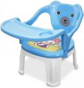 TONY STARK Baby Chair with Tray Strong & Durable Plastic Portable Chair for Kids,Upto 35Kgs Plastic Chair (Finish Color - Blue, Pre-assembled)...