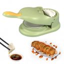 TONY STARK Momo Maker & Gujiya Maker, 2-in-1 Dumpling Maker with Dumpling Skin Press and Mould, BPA-Free & Food-Grade PP Material, Easy to Use Momo Maker Mould for Gujiya Ghughra (Multi Color)...