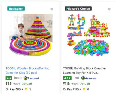 UP TO 80% OFF | Toobil Building And Blocks Toys