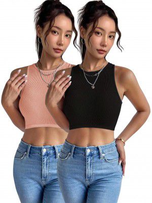Toochki Top for Women | Lycra Top for Women | Crop Top for Women