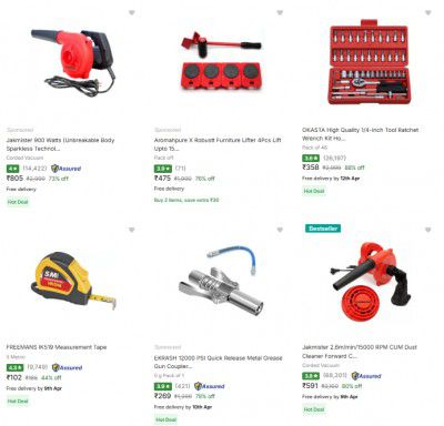 Upto 88% Off Tools And Measuring Equipment