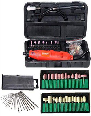 Tools Centre Multipurpose Mini Electric Die Grinder Rotary Tool and Accessory Kit For Carving, Grinding, Gemstones.