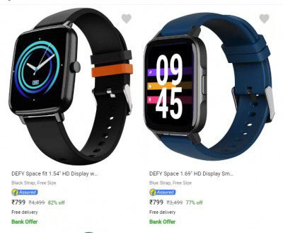 Top Brand Smart Watches Starting from ₹799, Up to 87% off