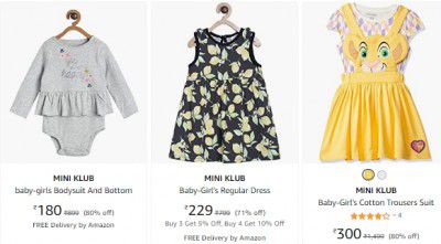 Top selling Clothing Brand For Baby Girls Upto 90% Off