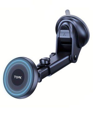 TOPK Mag-Safe Car Phone Holder (Black)