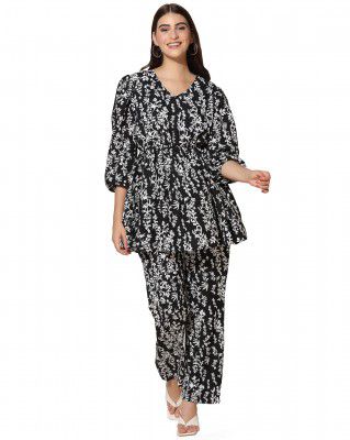 TOPLOT Co ord Kurta Set for Women Printed Kurta with Pant
