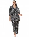 TOPLOT Co ord Kurta Set for Women Printed Kurta with Pant...