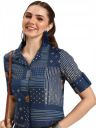 TOPLOT Crop Shirt for Women with Collared V Neck...