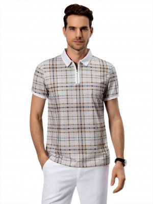 TOPLOT Men's Regular Fit Polo Shirt