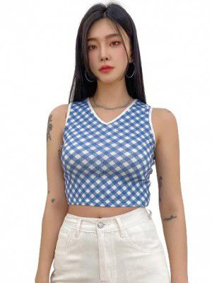 TOPLOT Sleeveless Crop Top for Women Sleeveless (T-Top-Crop)