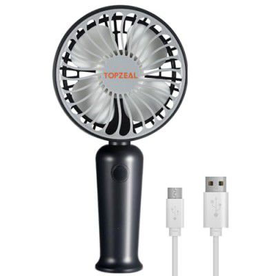 Topzeal Mini Portable Fan, 1200mAh Battery Rechargeable Fan