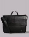 Tortoise_ Cortez-Genuine Leather Laptop Messenger Bag (Black)...