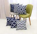 TOS™ Jute Printed Cushion Cover (Pack of 5)...