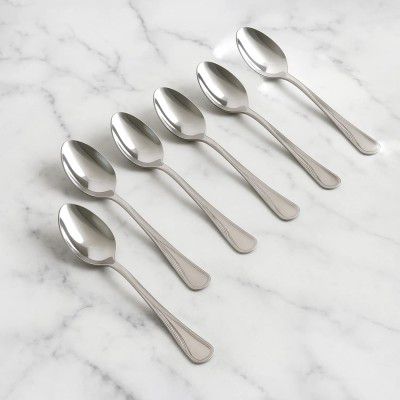 Tosaa Baby Spoon Impress 16G-6-Piece Stainless Steel Spoon Set